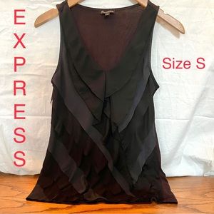 Express lovely black sleeveless top size S